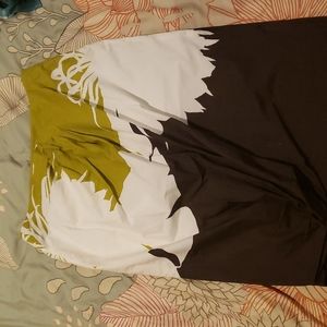 MaxMara green/black/white skirt sz 12